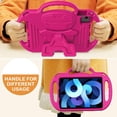 thumbnail image 4 of BMOUO Kids Case for 2022 iPad Air 5th Generation / 2020 iPad 4th Generation, iPad Pro 11 2021/2020/2018, Protective Shockproof Case with Handle Stand Shoulder Strap for iPad Air 4/5 , Pro 11, Rose, 4 of 7