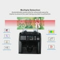 thumbnail image 3 of Money Counter Machine Mixed Denomination, Value Counting, Multi Currency Bill Counter, Serial Number, 2 CIS/UV/MG/MT/IR Counterfeit Detection, Bill Counter for Various Business, 3 of 7