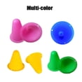 thumbnail image 3 of Fútbol 50 piezas concesiones de atrenamiento de pista obstáculos de patinaje roller Nimble Sports Pequeños conos para interiores al aire libre, 5 colores variados, 3 of 6