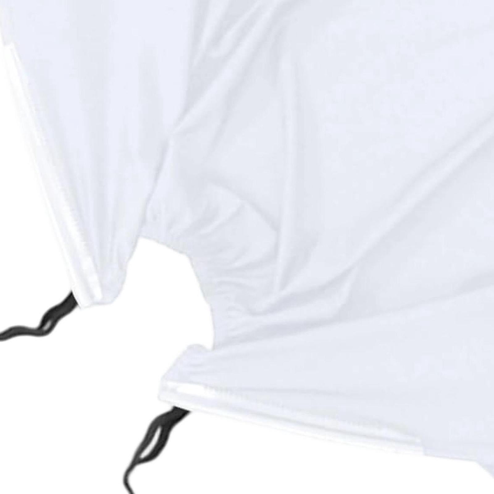 Zxpjkyu Baby Stroller Sunshade Cover, Outdoor Portable Easy Install Breathable Universal White