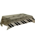 thumbnail image 2 of 1 Tablecloth Piano Music Pattern Table Cloth Rectangular Tea Table Cover Dining Home Decor, 2 of 5