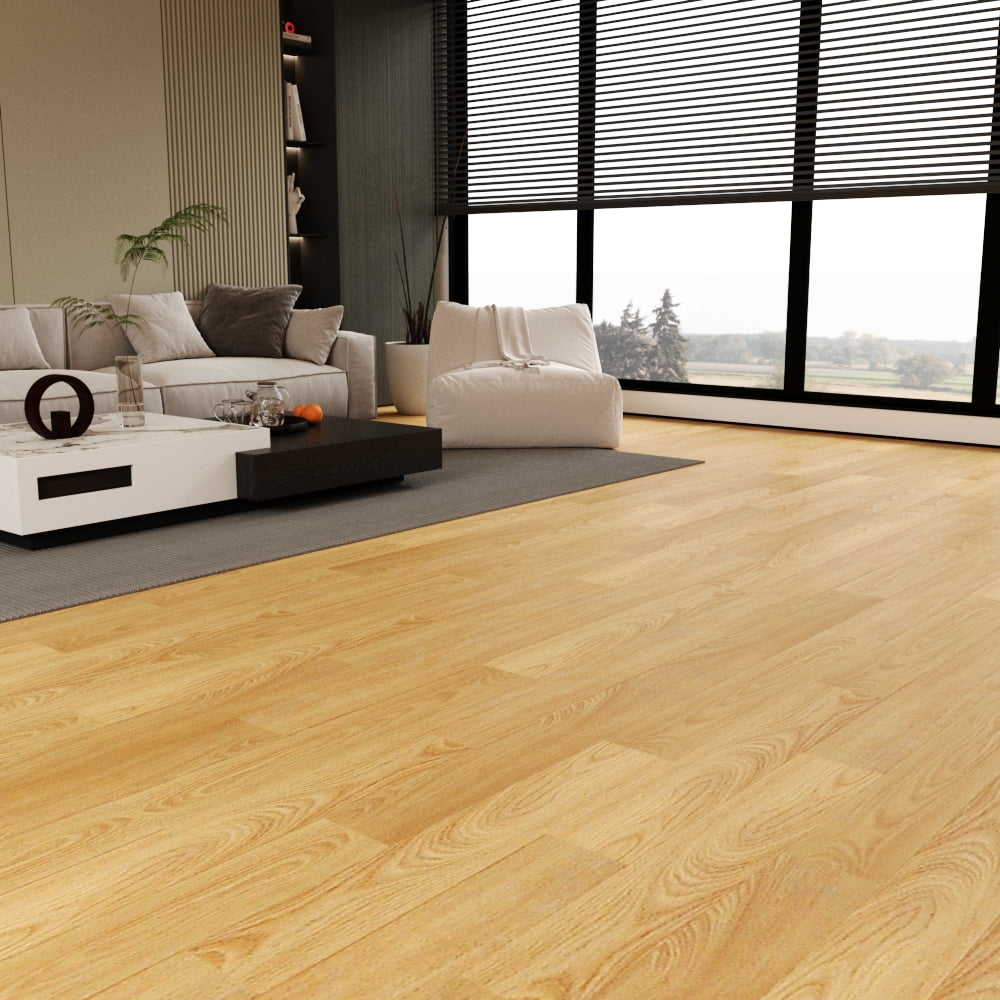 vinyl sheet flooring roll PVC luxury vinyl tile 39"x 197" Waterproof vinyl floor planks for Bathroom Living Room Kitchen 1.6mm thickness