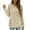 Khaki, variant on SIYUDAN Women Sweatshirt Long Sleeve Sweatshirt Womens Pullover Tops Yellow Pullover Adult Women'S Crewneck Sweatshirts Fall Sweatshirt Clothing for Women