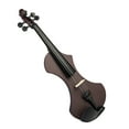 thumbnail image 2 of Violín eléctrico ammoon 4/4 de madera macera con accesorios: arco, estuche, audífonos y cable de audio 6.35mm, color vino tinto., 2 of 6