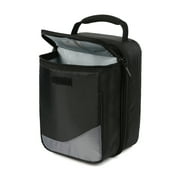 Arctic Zone Expandable Upright HardBody® Lunch Box, Black and White
