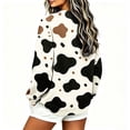 thumbnail image 4 of Guluxicc Women's Graphic Sweatshirts Oversized Pullover Crew Neck Long Sleeve Casual Sweatshirts for Everyday Fall Winter, 4 of 9