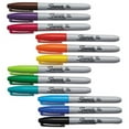 thumbnail image 2 of Fine Tip Permanent Marker, Fine Bullet Tip, Assorted Colors, 12/set | Bundle of 2 Sets, 2 of 5