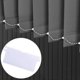 thumbnail image 4 of 10 Pack Blind Weight Plate Weight Vertical Blind Blind Vertical Slat 127mm White Replacement Parts, 4 of 5