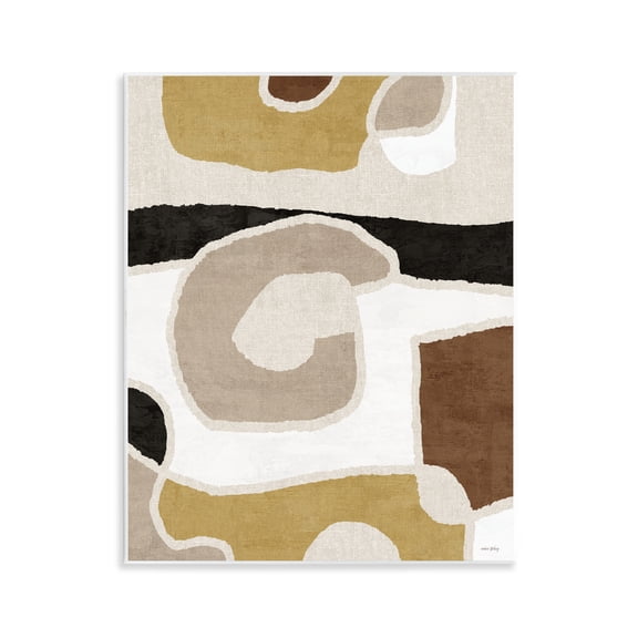 Stupell Industries Earthy Boho Geometrics Abstract Painting Unframed Art Print Wall Art, 11 x 14