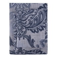 thumbnail image 4 of Luna Queen Cotton Duvet Cover Set of 3 100% Cotton Quilt Cover Bedding Set Lightweight Comforter Cover with Two Pillow Cases, Blue, 4 of 11