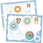 Spirograph Cyclex Studio Bluey - The Easy Way to Make Countless Amazing Spiral Art Designs Bluey Playset Art Kit - for Kids Ages 5 and Up