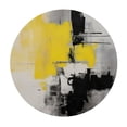 thumbnail image 4 of WYYP Brush Strokes Round Tablecloth Outdoor Fitted 100% Polyester Fiber Waterproof White, 4 of 8