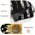 thumbnail image 6 of Runner Rugs 2x6 Ft, Blue American Flag Non Slip Area Rugs for Kitchen Bedroom Entryway, Sunflower Vintage USA Flag Washable Carpet Runner Rug Floor Mats for Bedroom Home Decor, 6 of 8