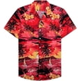 thumbnail image 4 of sogami Beach Shirt Short Sleeve Hawaiian Shirts for Men Casual Button Down Shirt, 4 of 8
