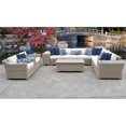 thumbnail image 2 of Coast Ensemble de Meubles de Patio en Osier d'Extérieur 11 Pcs en Blanc Voile, 2 of 2