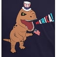 thumbnail image 4 of 4th Of July Merica Patriotic T-Rex Dinosaur Mens T Shirt, 4 of 5