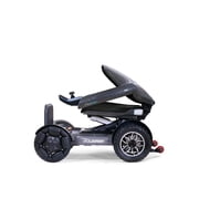 Golden Technologies Ally Sport - Automatic Folding Power Wheelchair w/ 10 Omni-Directional Front Wheels - Airline Approved - Suspension - 30 Turning Radius - Smart Control App (Black Carbon Fiber)