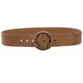 thumbnail image 2 of Women's 1 7/8" Lace Edged Braided Cow Suede Leather Round Belt, 2 of 4