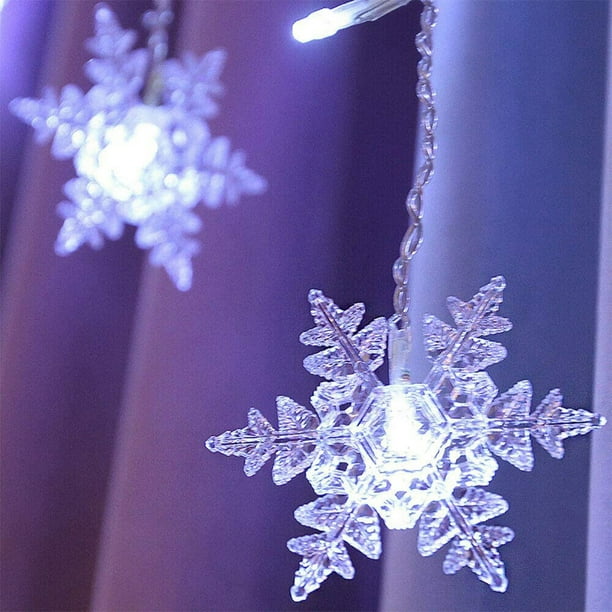 Lámpara 8 modos de luces de hadas led de jardín de alto brillo para el festival de fiestas navideñas JShteea Para estrenar