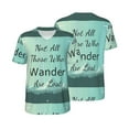 thumbnail image 3 of Daiia Not All Those Who Wander Are Lost1 Mens Baseball Jersey Button Down Shirts Short Sleeve Sports Uniforms-3X-Large, 3 of 9