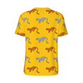 thumbnail image 3 of Rocae Leopard Print for Breathable Men's Baseball T-Shirt Fashionable Casual Baseball Jersey, Moisture-wicking Sportswear 3X-Large, 3 of 9