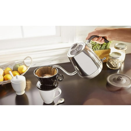 KitchenAid - Precision Gooseneck Electric Kettle - KEK1025 - Stainless Steel