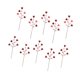thumbnail image 4 of Corazones artificiales para San Valentín, ramas florales, púas florales artificiales 10 piezas, 4 of 9