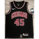 thumbnail image 2 of hot pressed nba Chicago Bulls No. 45 black classic basketball jersey Gao Jiahui unisex, 2 of 2