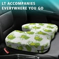 thumbnail image 4 of Premium Frog Pattern Memory Foam Seat Cushion Ergonomic Chair Pad for Office Chair, Car, Airplane & Bleachers Sciatica, Tailbone Hip & Back Pain Relief - Chair Cushion for Long Office Workers., 4 of 5