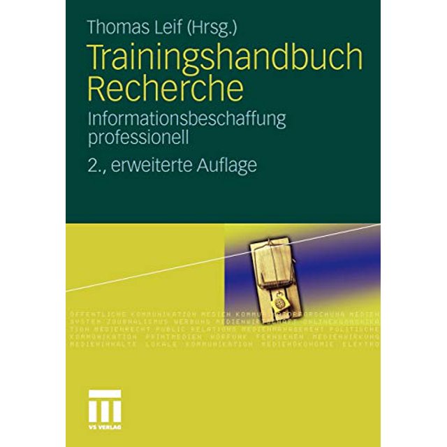 Trainingshandbuch Recherche : Informations Professionnelles (Édition Allemande)