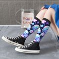 thumbnail image 5 of Fuzoiu flower Skull star Print Adult Stockings,Crew Socks,Unisex Fashion Socks, Casual Sports Socks,Comfortable Crew Socks for Everyday Wear and Sports, 5 of 6