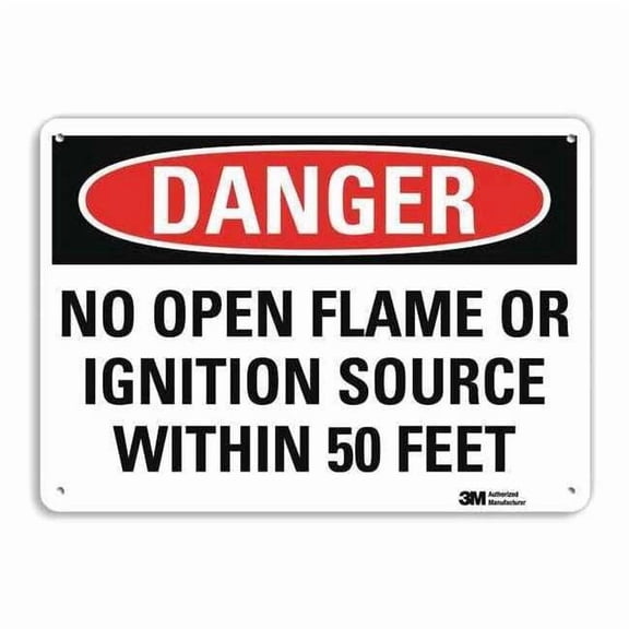Lyle Danger Sign,10 in x 14 in,Aluminum U3-1825-RA_14X10
