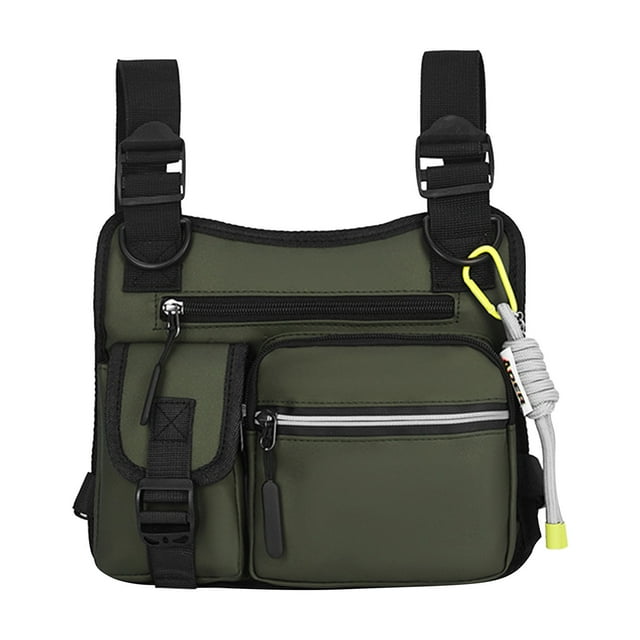 Sales Today Clearance! Adjustable Chest Bag for Outdoors, Reflective Multi-Functional Street Bag, Sports & Travel Chest Pack, Comfortable and Practical Backpack for Hiking & Cycling