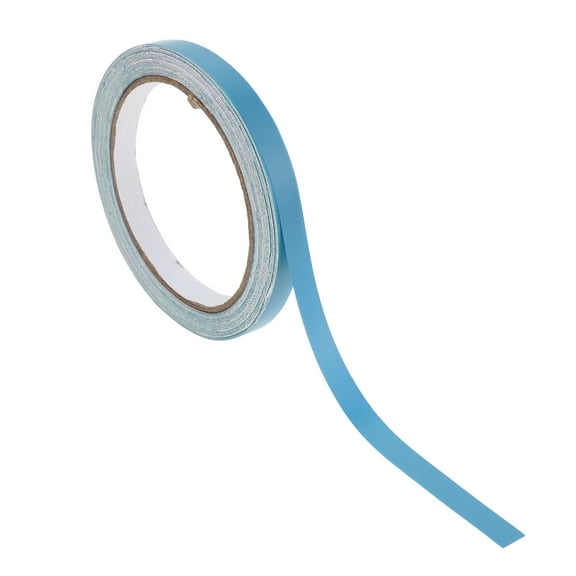 Unique Bargains Pinstripe Tape 10mmx10m Car Stripes Pinstripe Decals for Car Motorcycle and Boat Racing Stripes DIY Stickers Matte Light Blue 1 Pcs