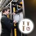 thumbnail image 3 of AURARMLET 120Pcs Box Standardized Metric System Locking Nuts For Server Shelves 17.6x10.2cm, 3 of 7