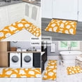 thumbnail image 5 of Orange Halloween Cute Ghosts Kitchen Rugs Sets Of 2,Anti Fatigue Kitchen Mat Rugs Non Slip Washable,Decorative Kitchen Floor Mats for Kitchen,Sink,Laundry,17"x30"+17"x47", 5 of 7