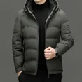 thumbnail image 3 of Abrigos de plumón de seda de leche nuevos de lujo con relleno de pato corto para hombre, ropa de diseñador para hombre, chaquetas acolchadas ligeras, abrigo de invierno frío, 3 of 5