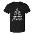 thumbnail image 4 of Christmas T-Shirts for Men Short Sleeve Funny Graphic Pajamas Tee Crew Neck Casual 2025 Fashion Family Xmas Gift Men T Shirts Black XL, 4 of 4