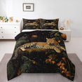 thumbnail image 2 of Erosebridal 3D Leopard Cheetah Bedding Full Comforter Set, Tree Branches Down Comforter, Jungle Animal Decor, Reversible, 2 of 7