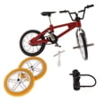 thumbnail image 2 of Bunblic Mini Finger BMX Bikes Collection with Extra Tires - Crimson Diecast Models 5 Pcs, 2 of 8