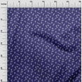 thumbnail image 3 of oneOone Cotton Flex Indigo Blue Fabric Leaves Craft Projects Decor Fabric Printed By The Yard 40 Inch Wide, 3 of 5