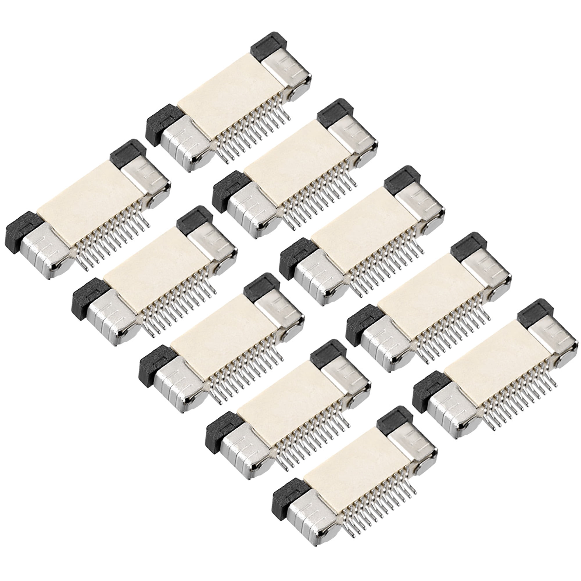 Lot De 10 Connecteurs FFC/FPC 26 Broches Pas 1,0 Mm - Contact Haut, Uxcell, Neufs