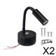thumbnail image 1 of Luz de RV,Luz de lectura LED regulable de 12 V para interiores de caravanas,Puertos USB para caravanas - Interruptor táctil de luz junto a la cama,Lámpara de lectura LED de 12V y 24V,foco, 1 of 8