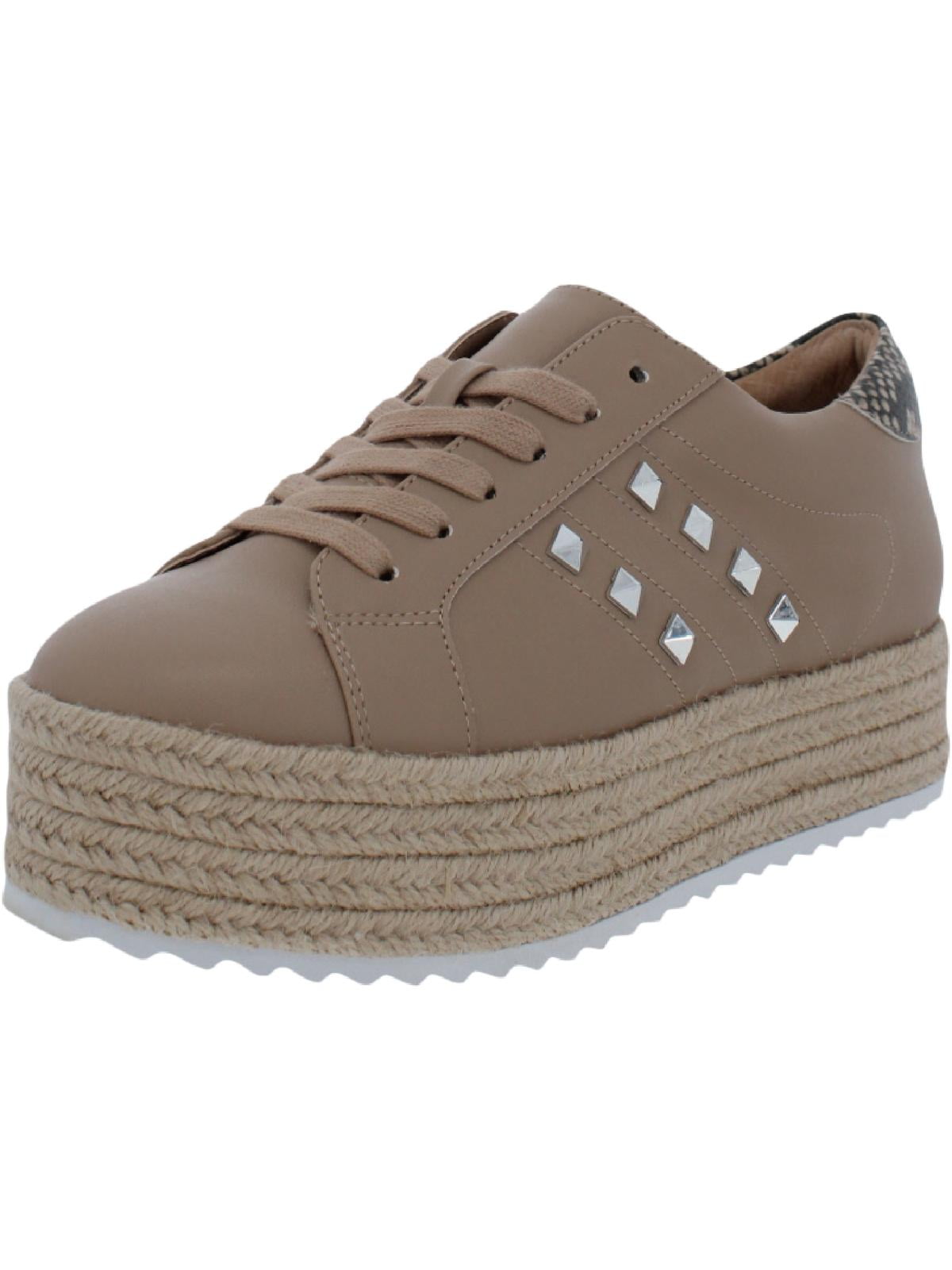 Steve Madden Womens Elodie Studded Flatforms Oxfords