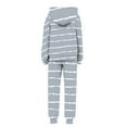 thumbnail image 4 of NAISIBABY Girls Fleece Hoodie and Sweatpants Sets 2-Piece, Kids Pullover Sweatshirt & Jogger Pants Outfit Gray 4T, 4 of 5