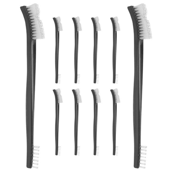 unbranded  10 Pcs Double Brush Small Cleaning Multi-functional Auto-fill Long Handle Scrub