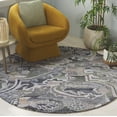 thumbnail image 2 of SAFAVIEH Marquee Marsan Geometric Area Rug, Light Green/Beige, 6' x 6' Round, 2 of 10