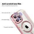 thumbnail image 4 of Dteck Leather Wallet Case for iPhone 16 Pro Max with Card Holder RFID Blocking Compatible with Magsafe TPU Transparent Back Shockproof Protective Phone Case for iPhone 16 Pro Max,Pink, 4 of 7