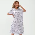 thumbnail image 1 of Camisón Con Diseno Floral Frescos Pijama Verano Mujer, 1 of 8