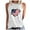 DT-White, variant on DailyTrove Women's Broken American Flag Heart Tank Top - Polyester Patriotic & Edgy Wear, Stylish for Gatherings
